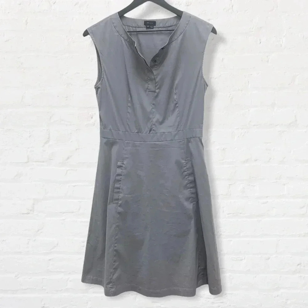 Theory Women’s Gray Shortsleeved Dress size 6